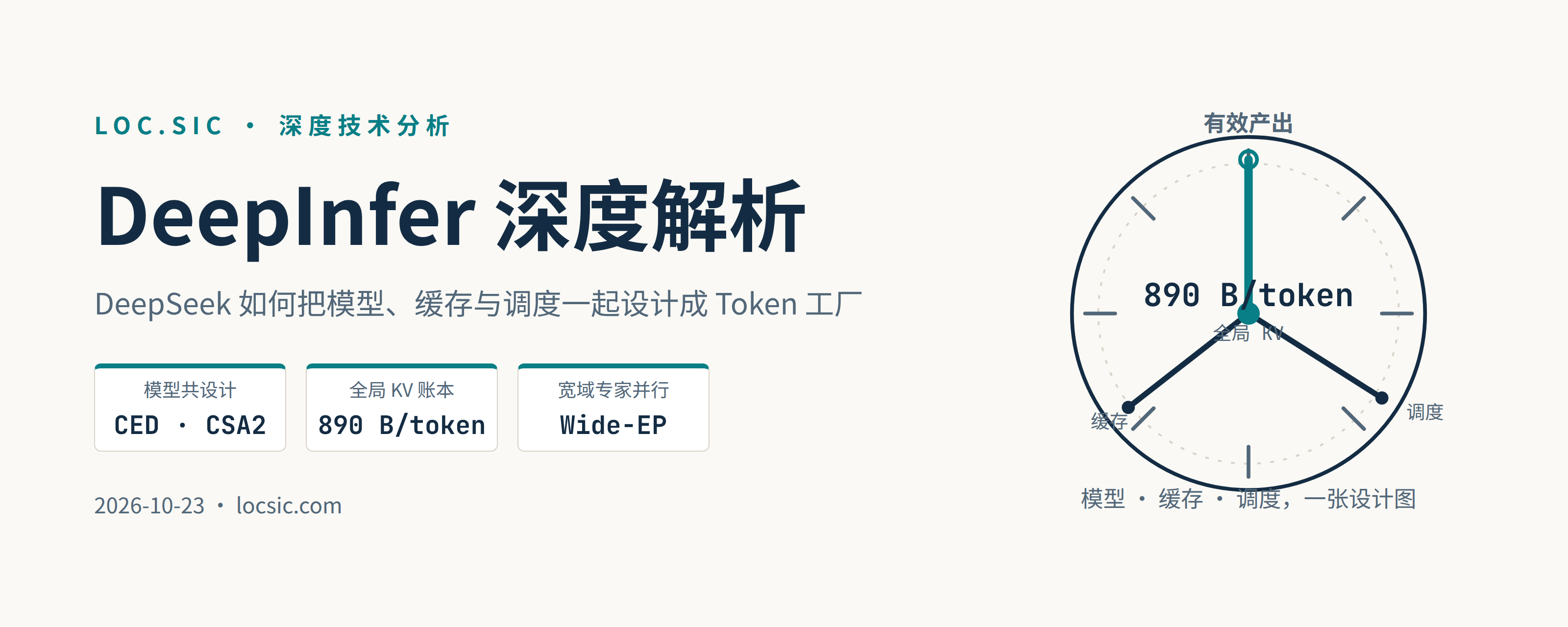 DeepInfer 深度解析：DeepSeek 如何把模型、缓存与调度一起设计成 Token 工厂