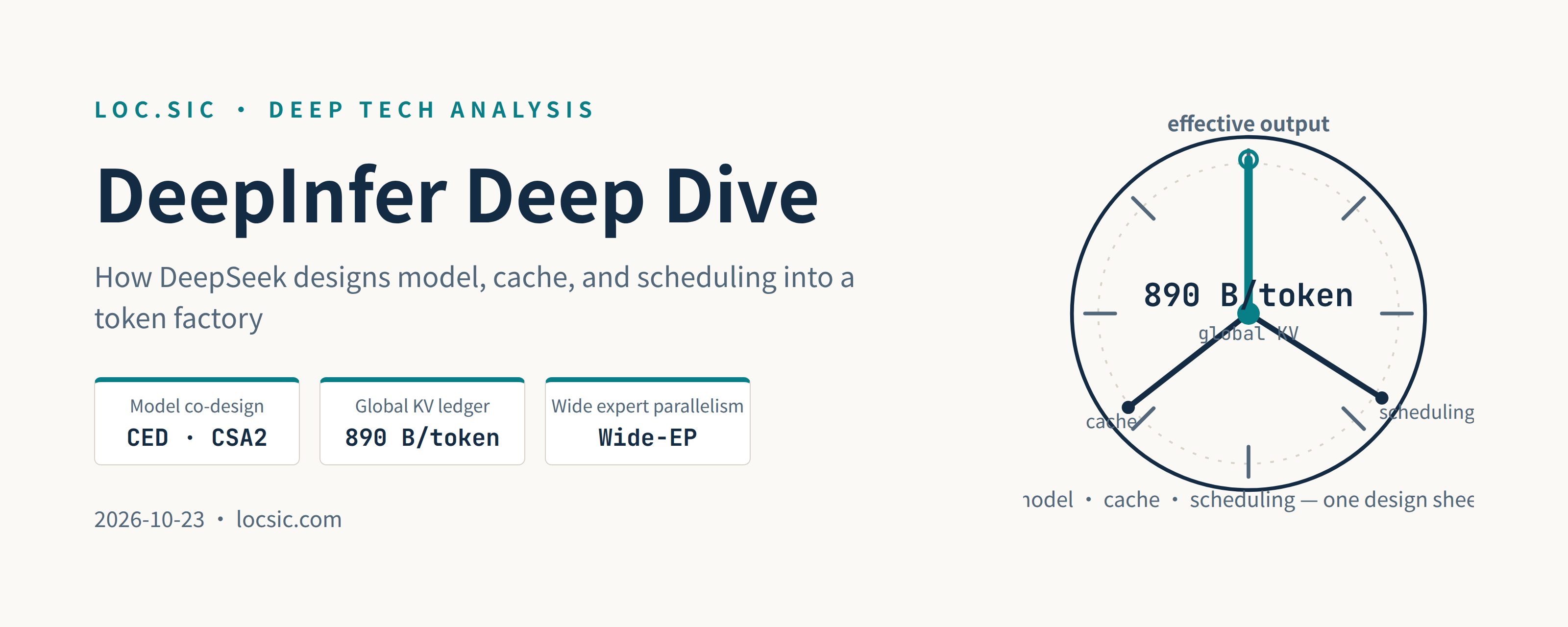 DeepInfer Deep Dive: How DeepSeek Designs Model, Cache, and Scheduling into a Token Factory