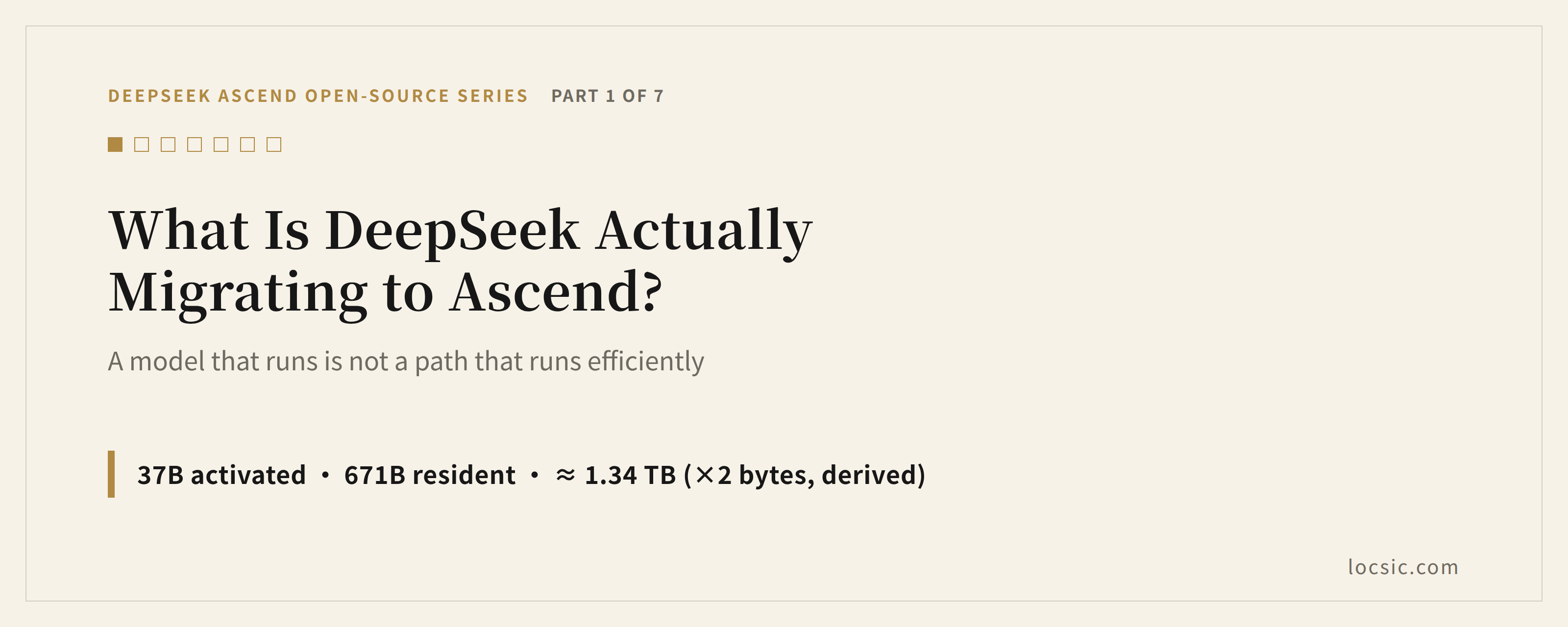 What Is DeepSeek Actually Migrating?
