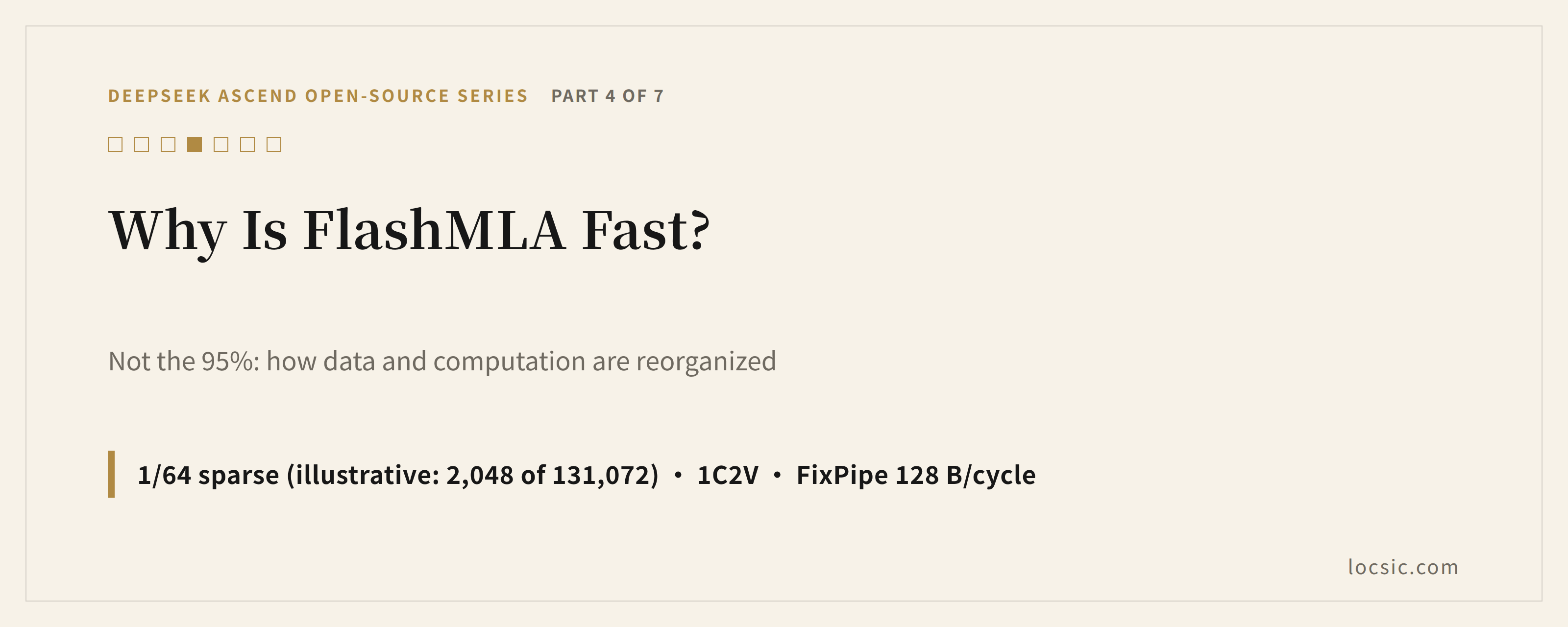Why Is FlashMLA Fast?