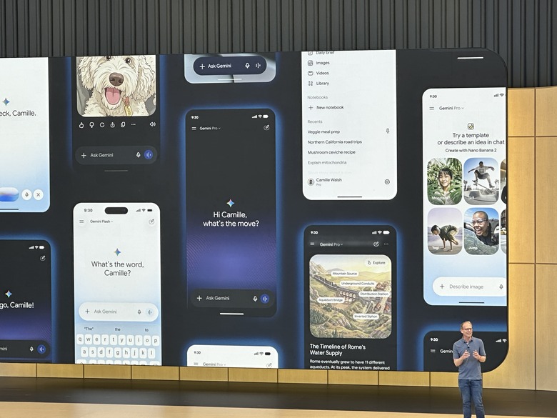 Gemini App Neural Expressive Design (Source: Google I/O 2026 Livestream)