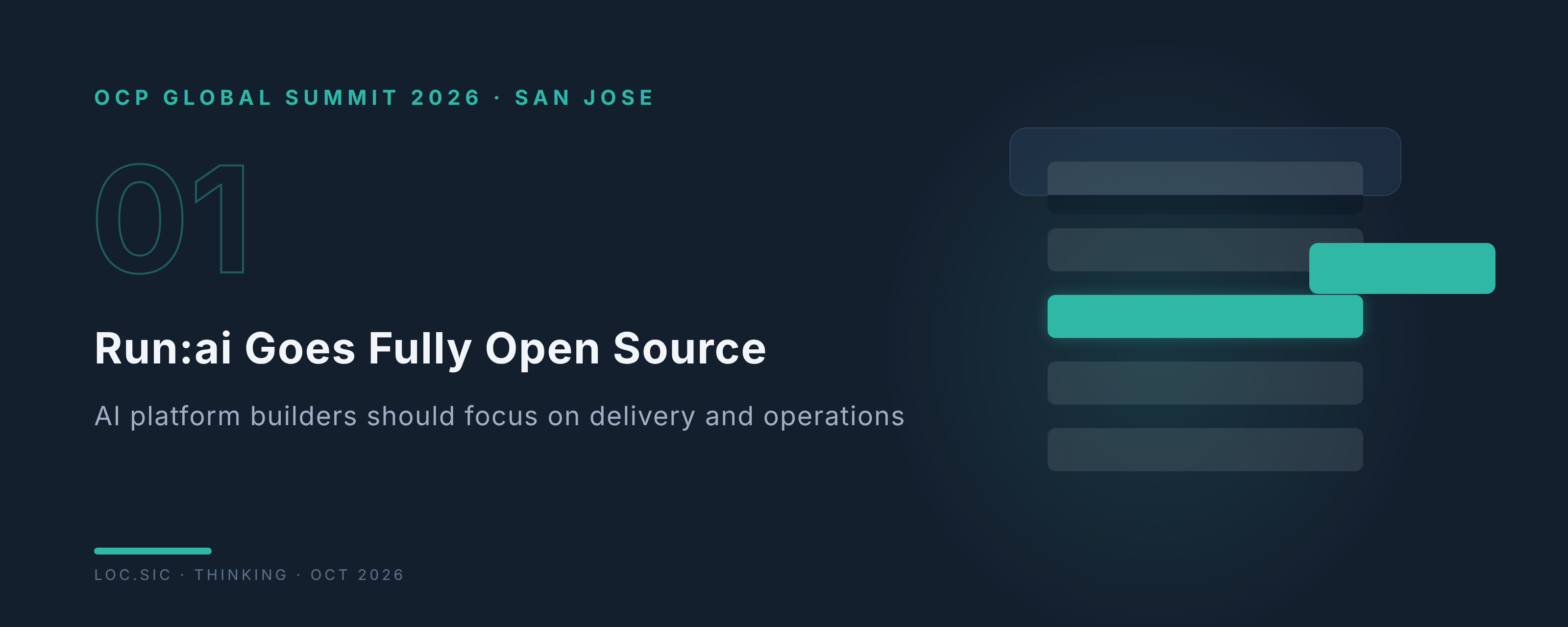Site cover: OCP 2026: Run:ai Goes Fully Open Source — AI Platform Builders Should Focus on Delivery and Operations