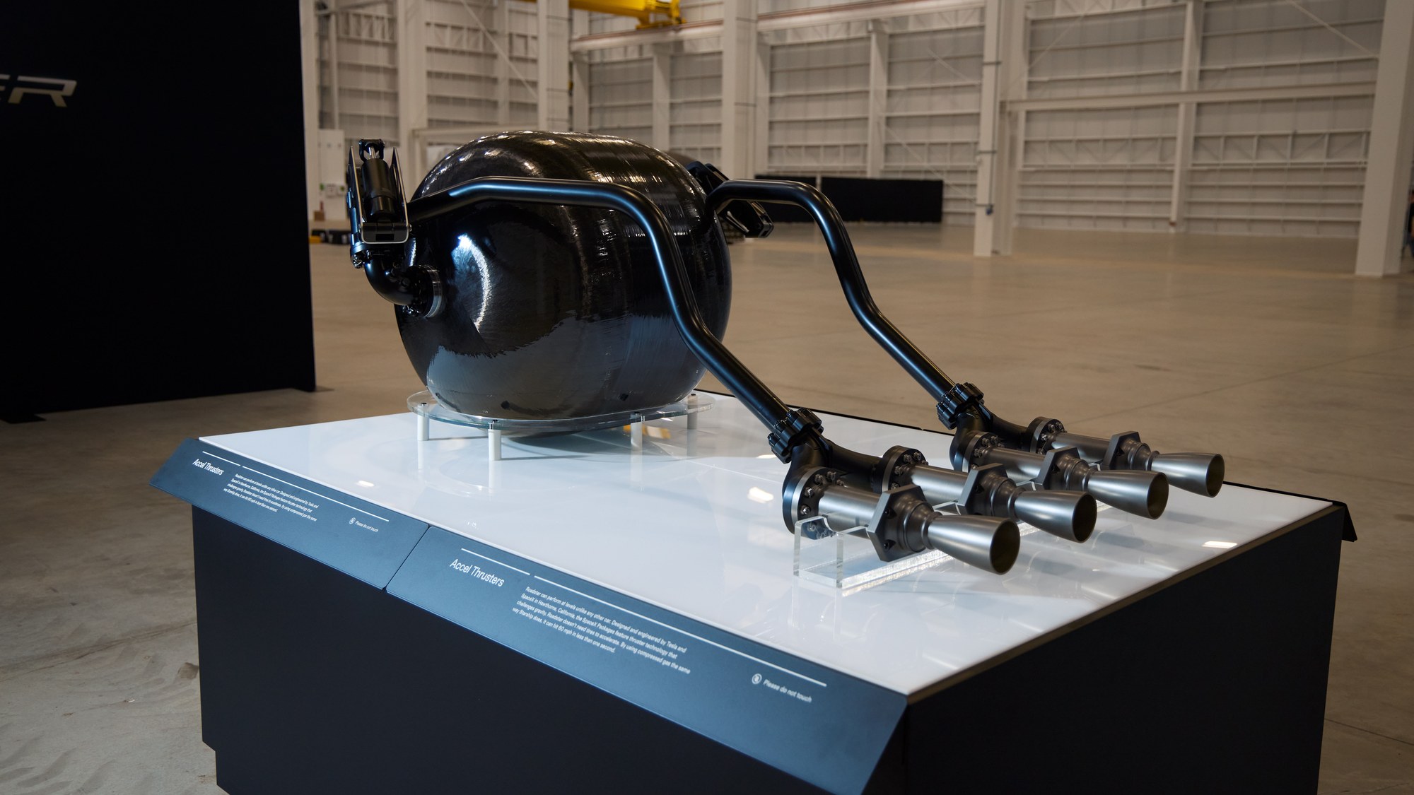 Figure 15  Cold-gas propulsion components on display