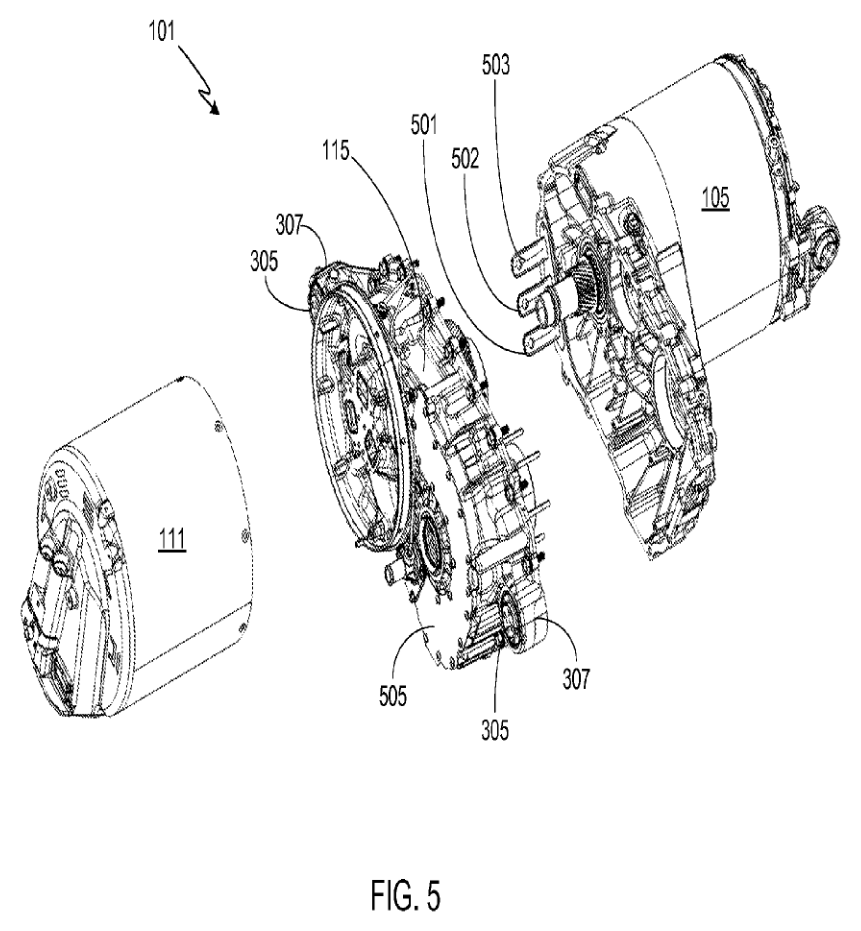Figure 4  US9692277B2 FIG.5 exploded view