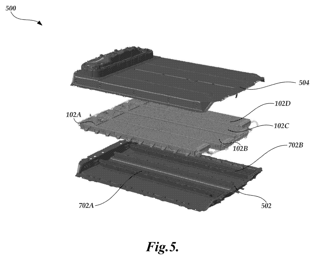 Figure 5  US11962030B2 FIG.5 exploded view